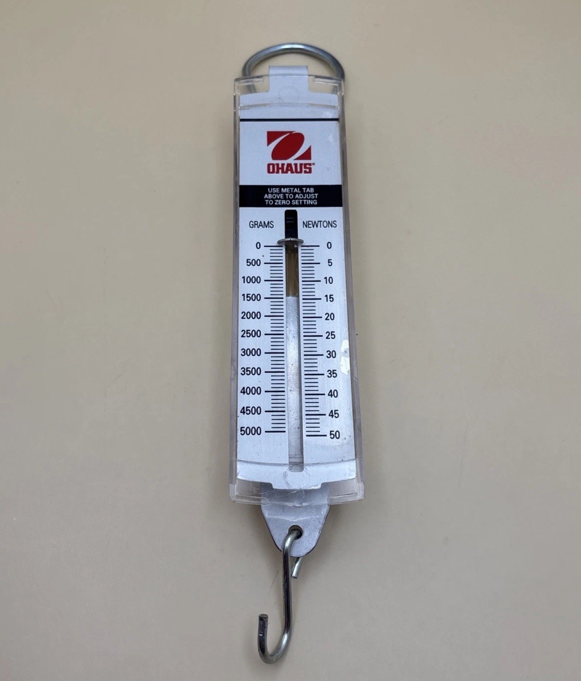 Ohaus 8008-MN Hanging Scale Linear 5000G/ 50N Capacity With Box