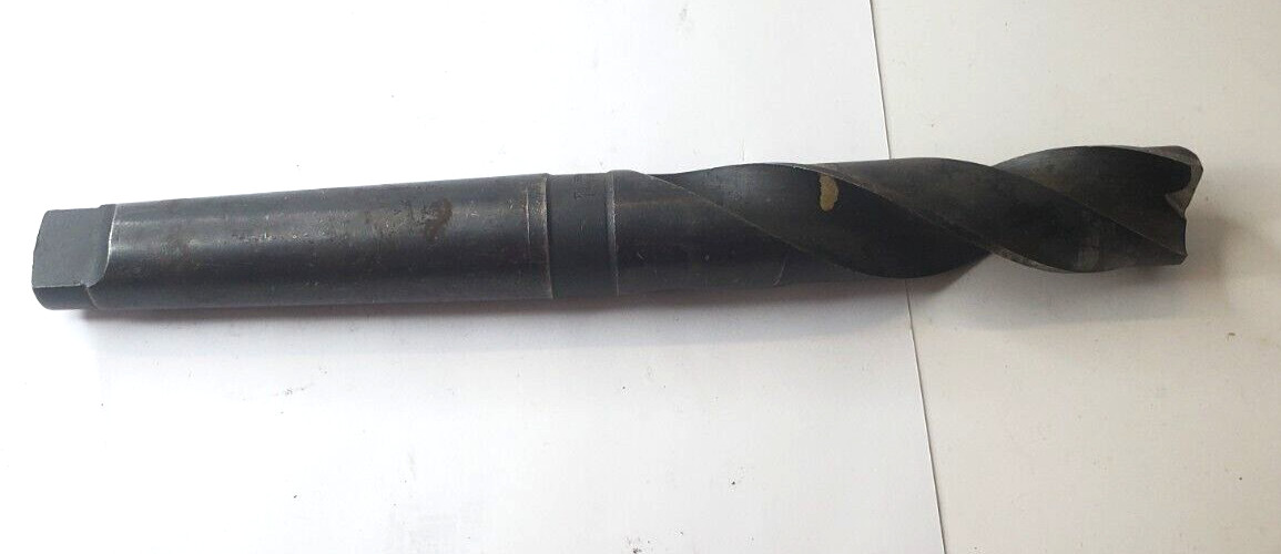 UNBRANDED USA 1-1/4″ HS TAPERED SHANK DRILL BIT 2 FLUTE 11-1/8″ OAL 5-1/2″ LOC