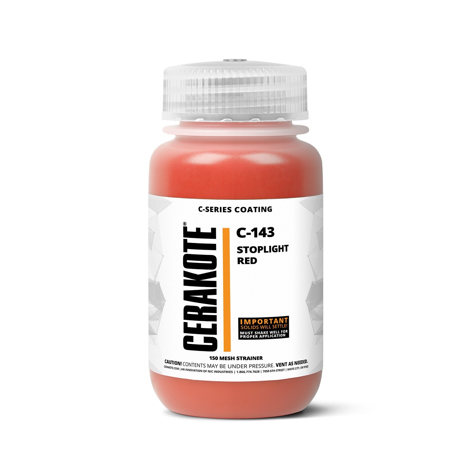 CERAKOTE® C-SERIES Air Cure Ceramic Coating C-143 Stoplight Red (4oz)