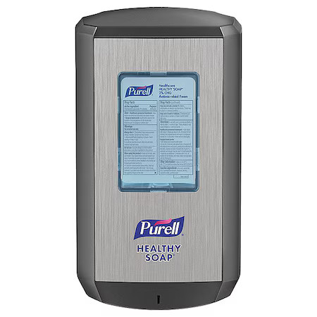 Purell 6534-01 Soap Dispenser, Wall Mount, Automatic, Touch-Free, Graphite