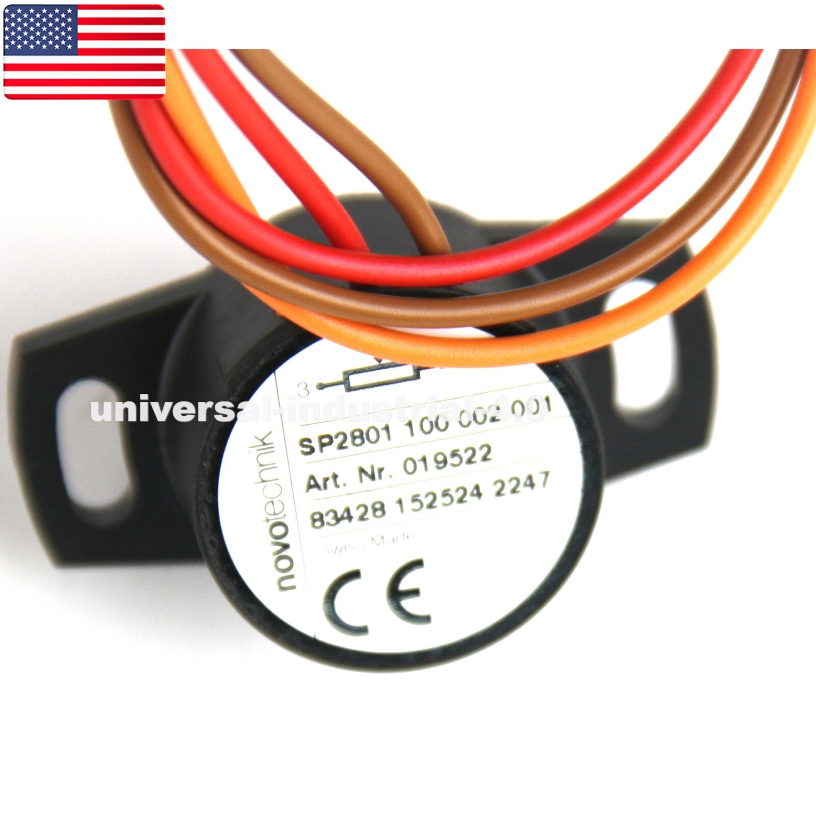 NEW Novotechnik SP2801-100-002-001 Rotary Sensor SP2801 100 002 001 – US Stock