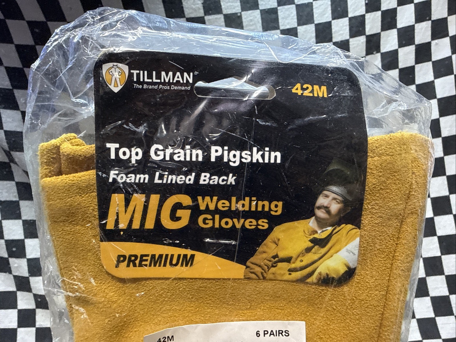 TILLMAN 42M MIG WELDING GLOVE, LOT OF 6, SHIPSAMEDAY