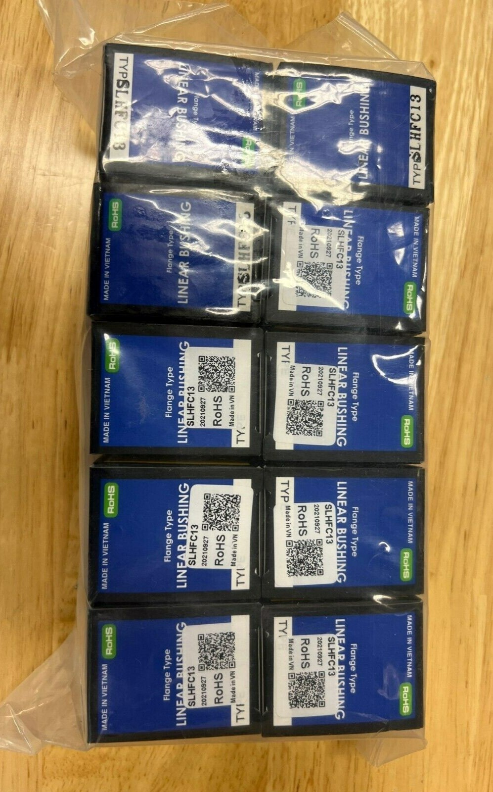 Misumi Flange Type Linear Ball Bearing Bushing SLHFC13 (10 pack) (New)