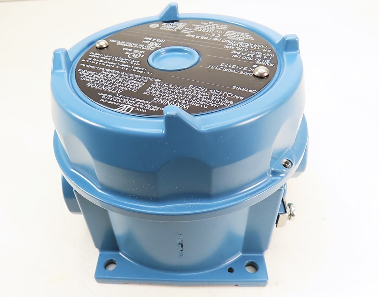 United Electric Controls QJ120-15273 QJ12015273 Pressure Switch 20 to 500PSI NIB