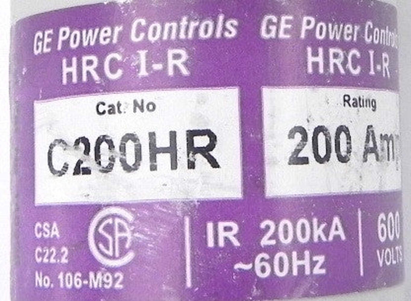 GE Power Fuse HRCI-R C200HR 200A (2)