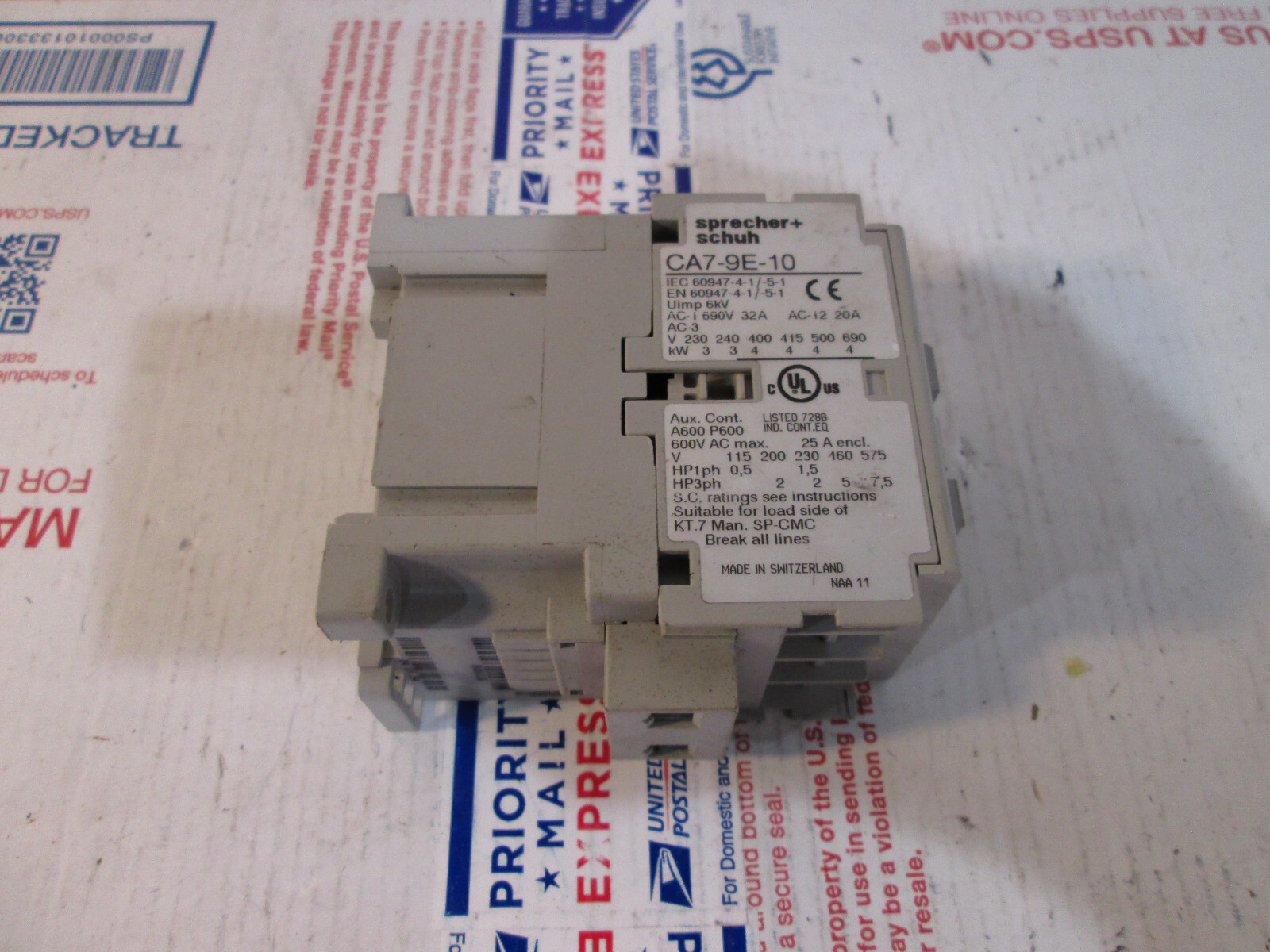 Sprecher + Schuh CA7-9E-10-24E Contactor 3P 24V DC E Coil CA7-9E-10