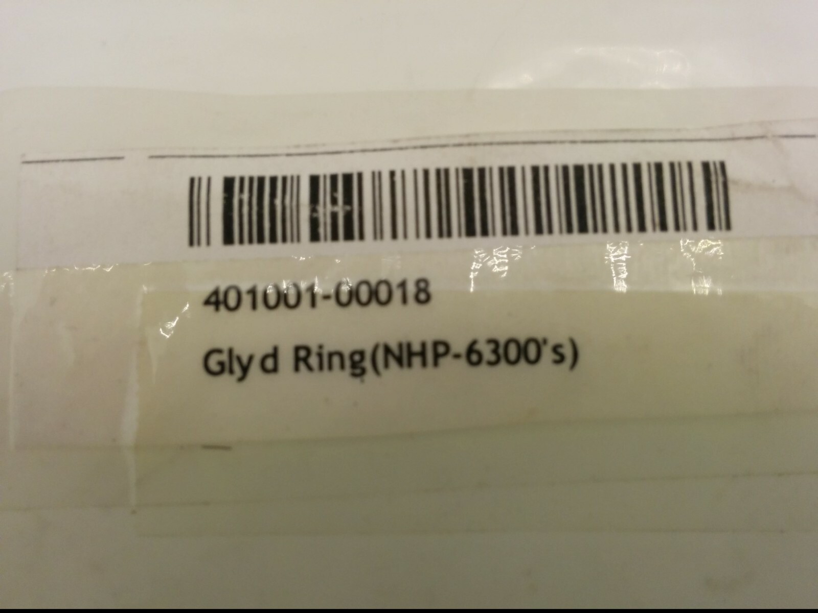 401001-00018 GLYD RINGS, NHP-6300’S, NIB