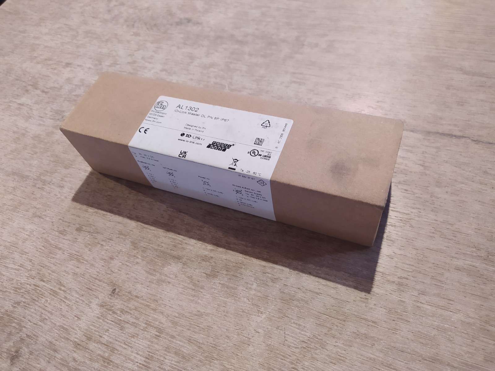 IFM AL1302 IO-LINK MASTER DL PN 8P IP67 [NEW]