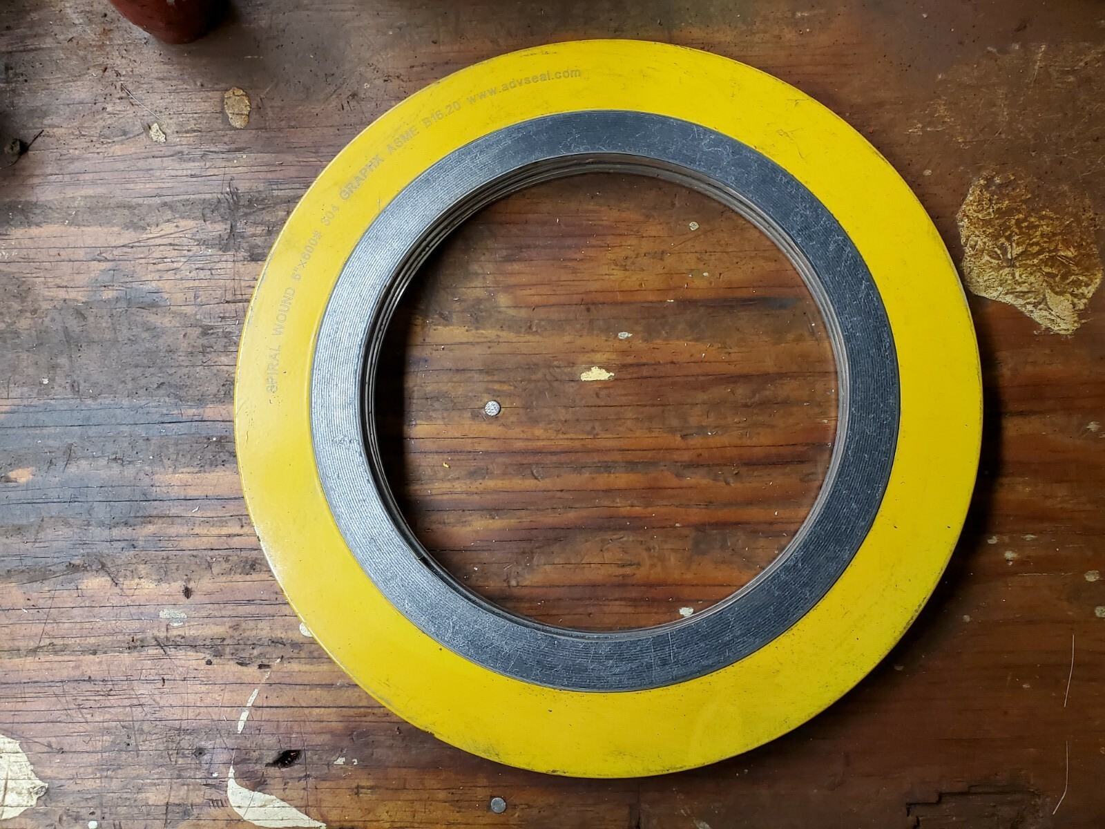(4) ADVANCED SEALING 6” 600# 304 SPIRAL WOUND GASKETS ASME B16 20 FLEXITALLIC