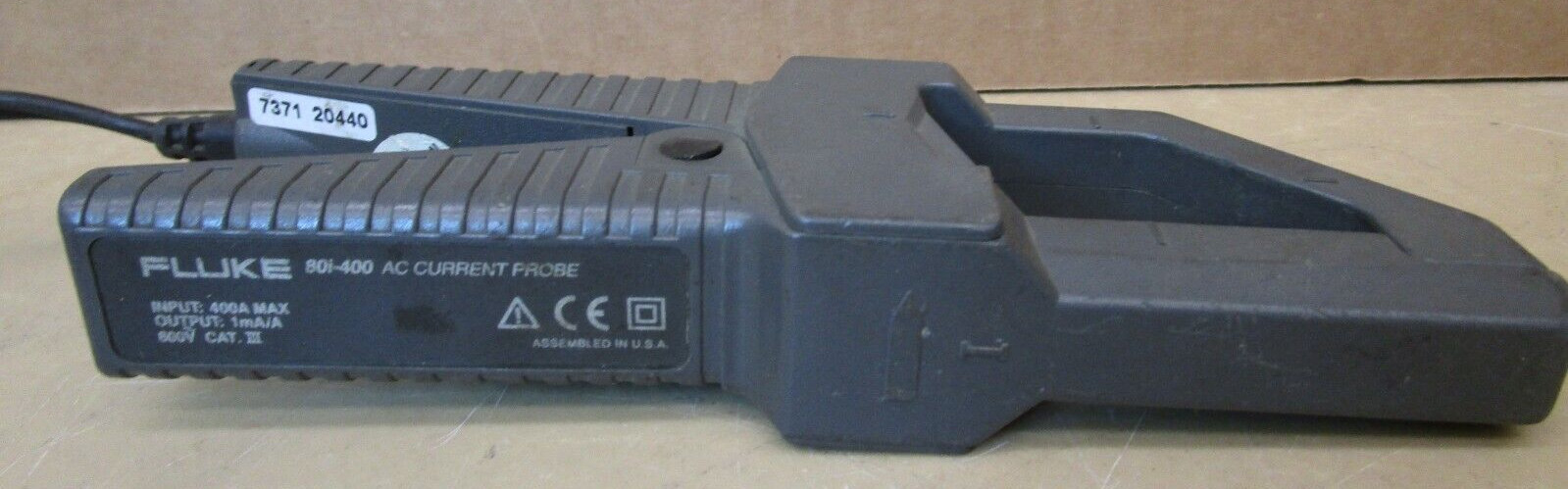 Fluke 80i-400 AC Current Probe 400A Max 1mA/A 600V 1315OMF