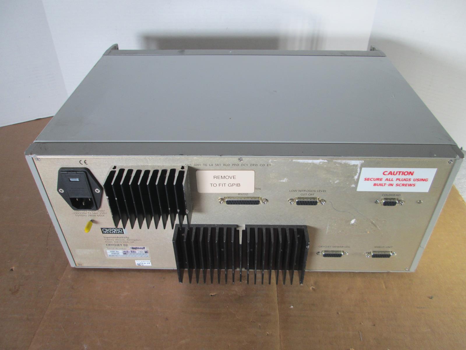 OXFORD INSTRUMENTS CRYOJET CONTROLLER UNIT ONLY