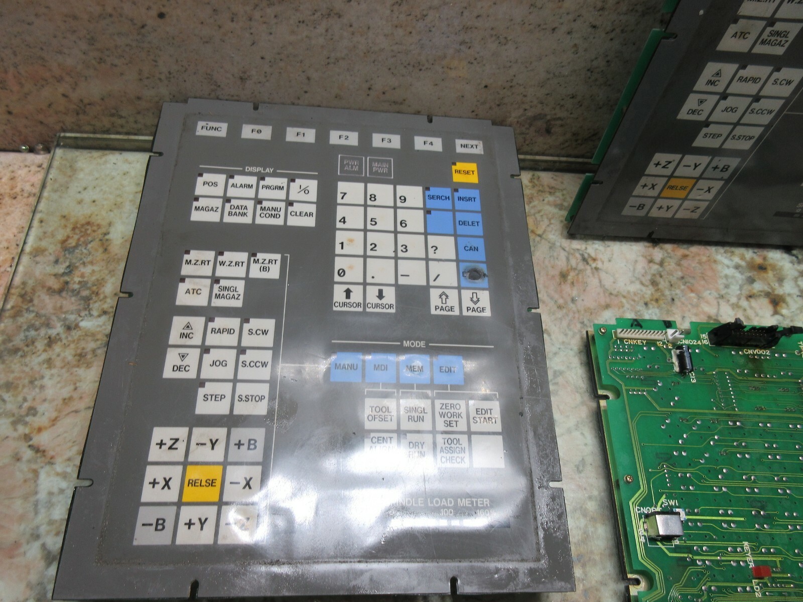 BROTHER TC-201 CNC MILL FUJI FANUC AB12C-2041 F329 62 42(2)A OPERATOR PANEL EACH