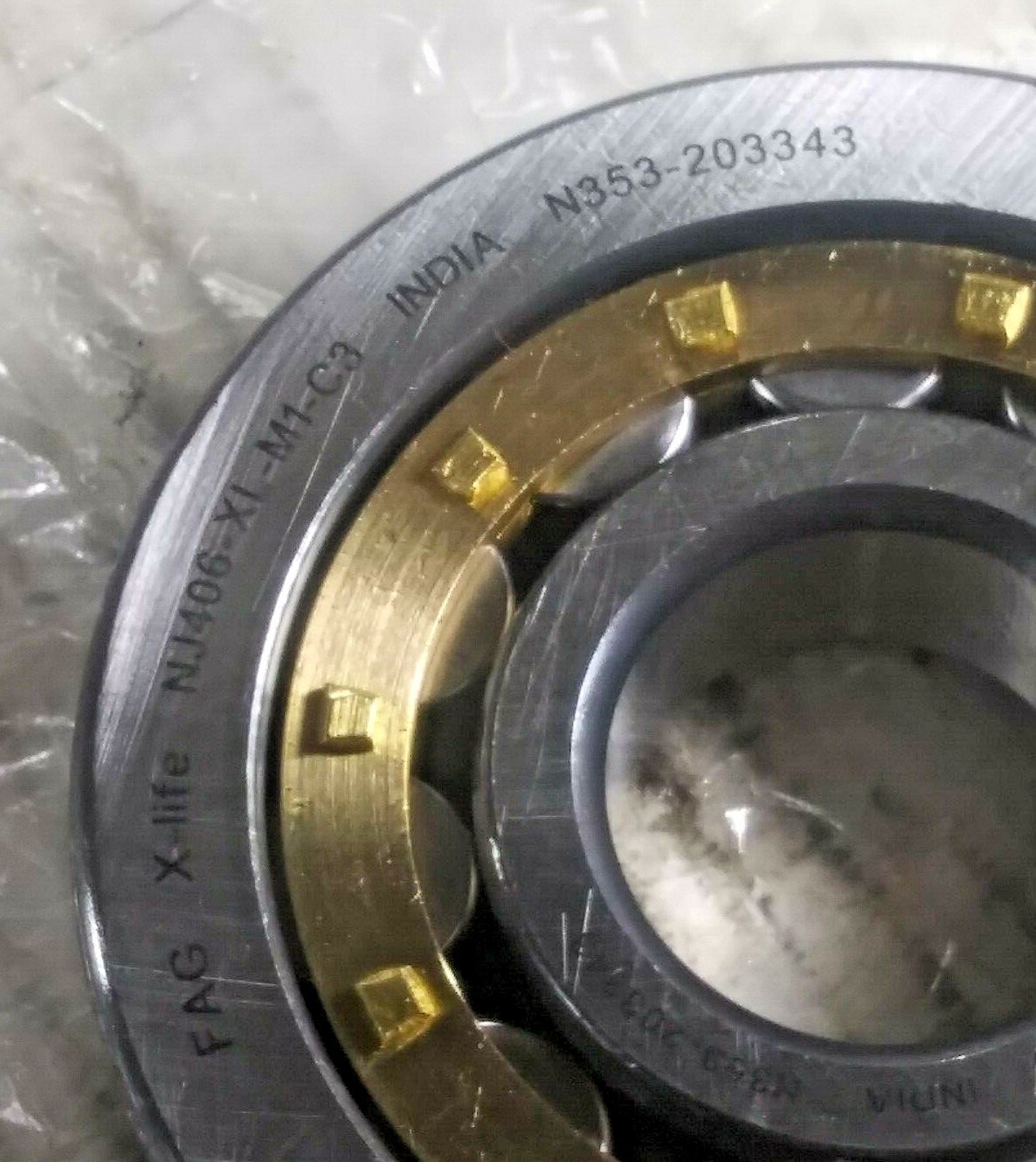 1 NEW FAG NJ406-XL-M1-C3 CYLINDRICAL ROLLER BEARING NIB/NNB ***MAKE OFFER***