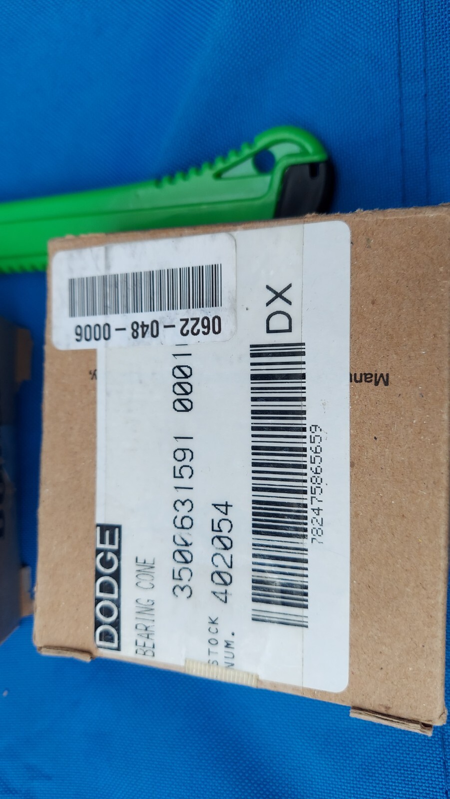New ABB Baldor Dodge 402054 Bearing Cone