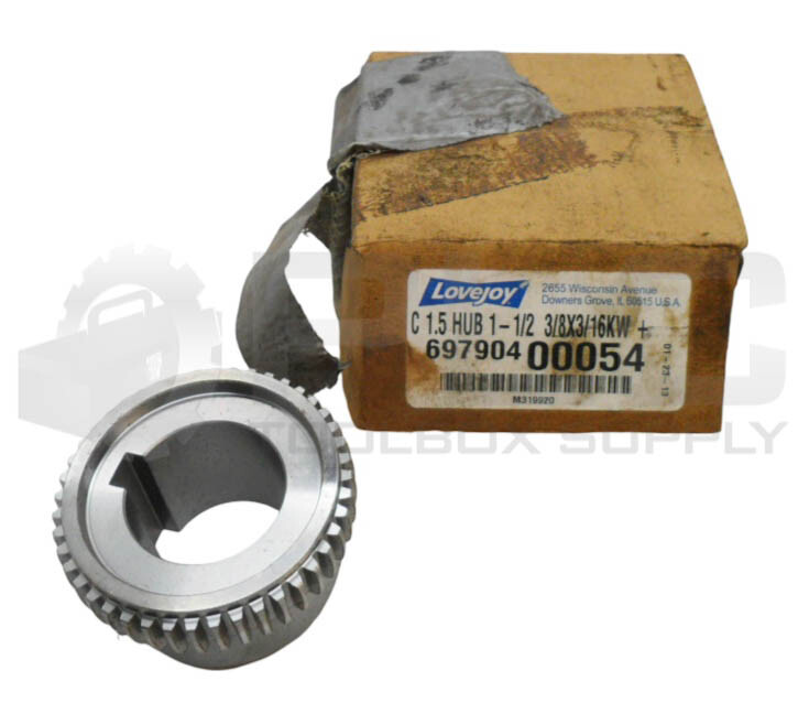 NEW LOVEJOY 69790400054 FLEX HUB 1-1/2″ BORE C 1.5 HUB 1-1/2 3/8X3/16KW *READ*