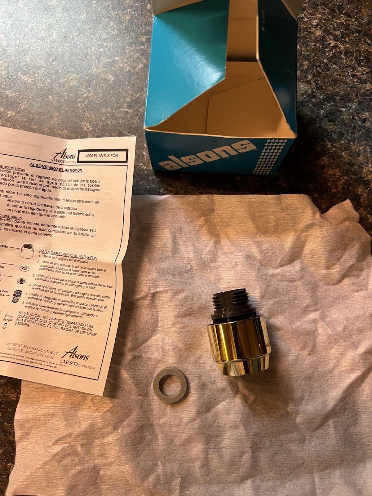 Alsons High Quality Vacuum Breaker 4900 2010 BX USA Made Free Ship NEW NIB