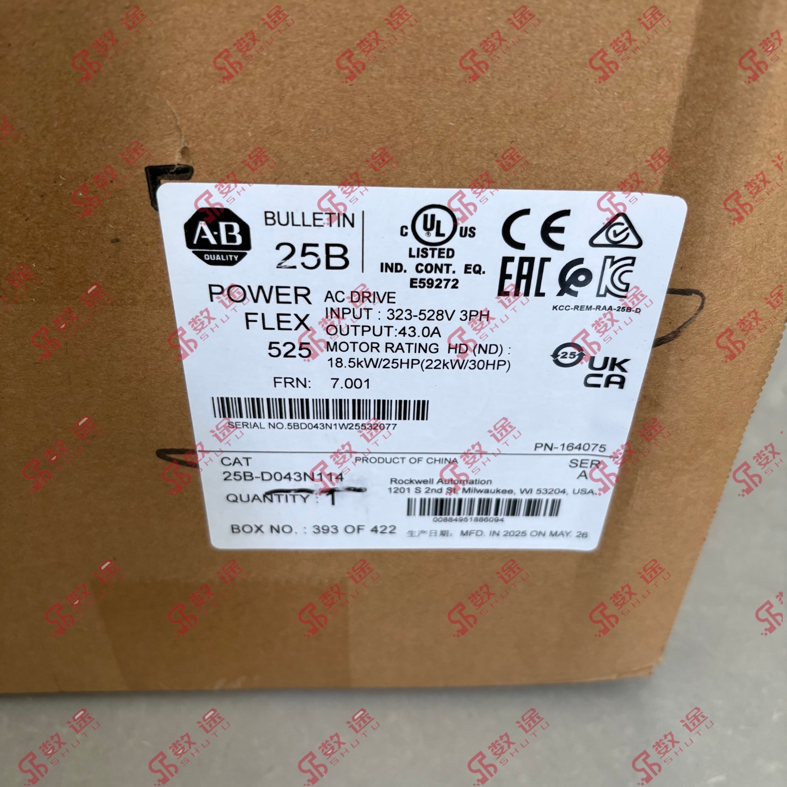 Brand 25B-D043N114 Frequency converter#1pcs new in box