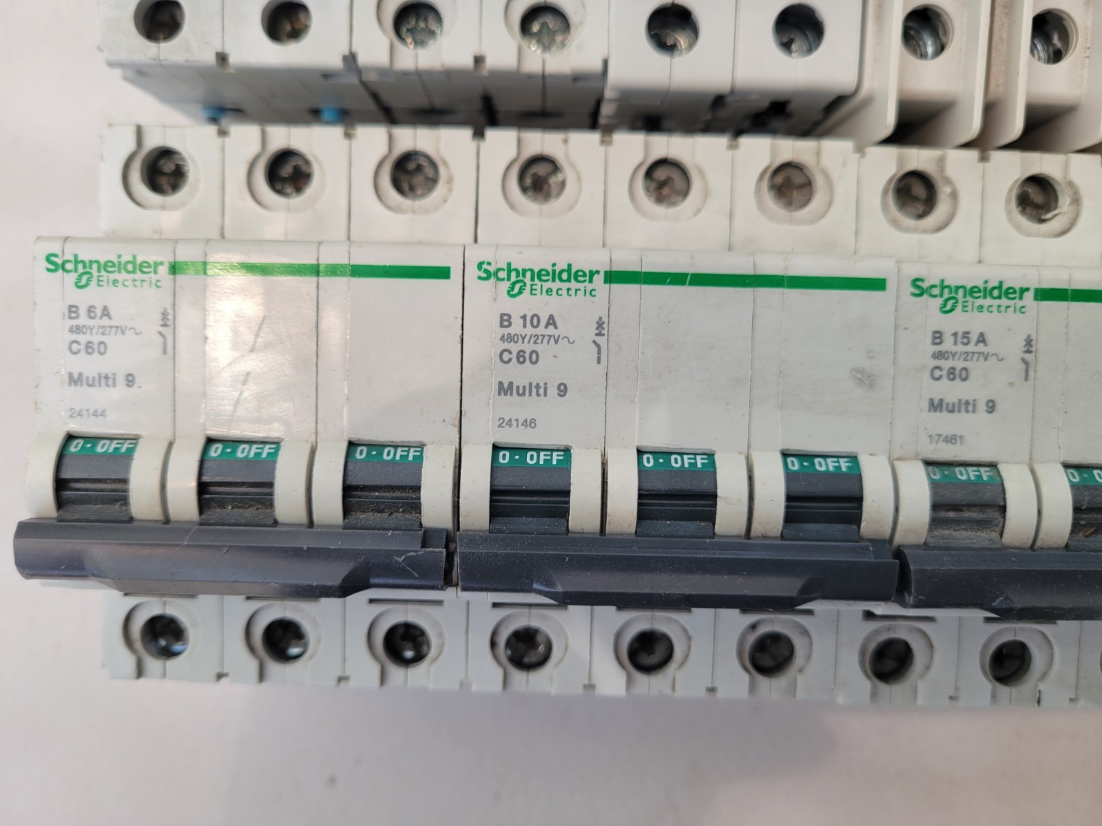 Schneider 24146 17461 Square D Merlin Gerin K60N ABB Circuit Breaker Lot various