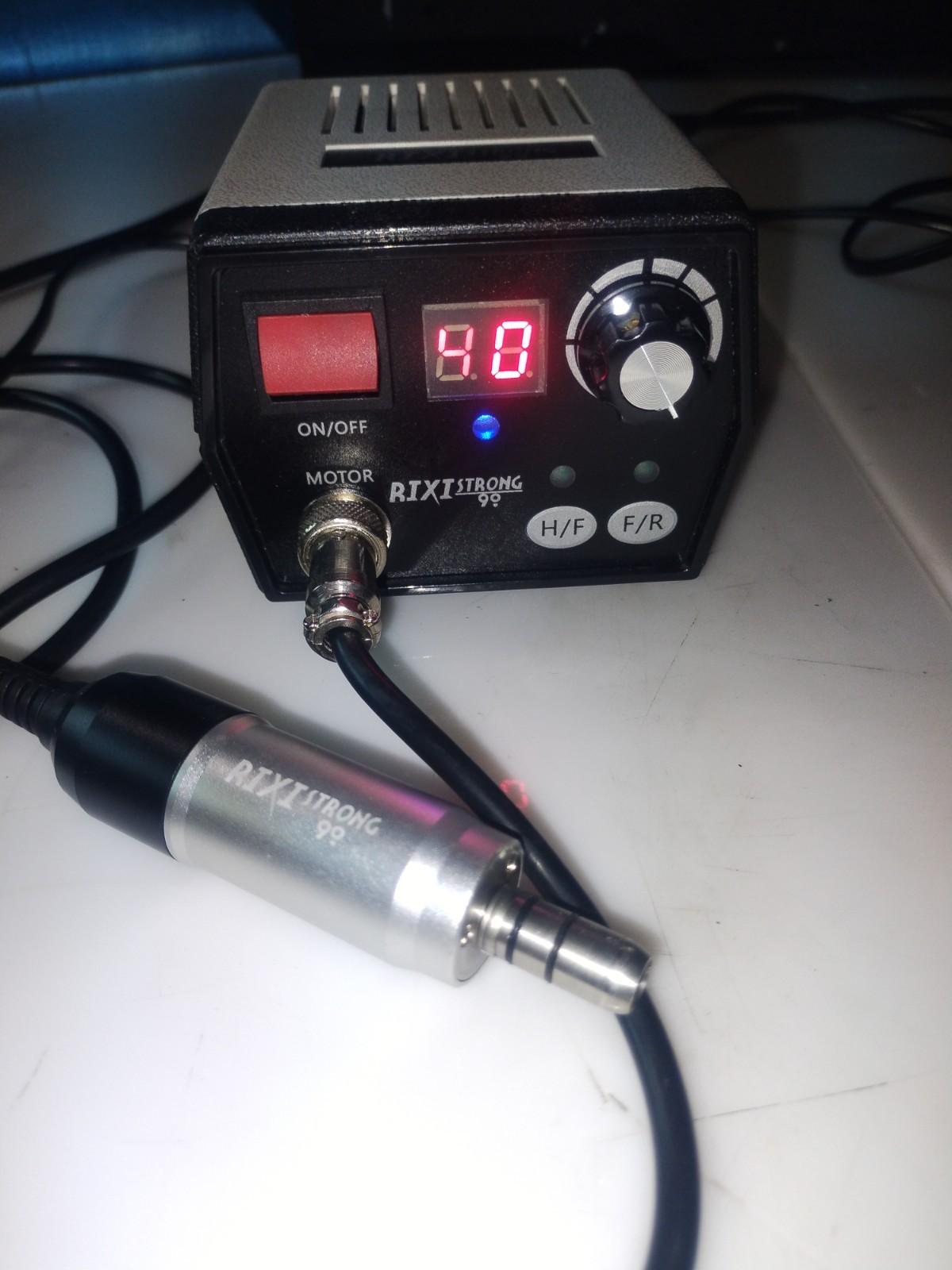 RIXI Strong 90 Micromotor System w/ Control Box, Handpiece.