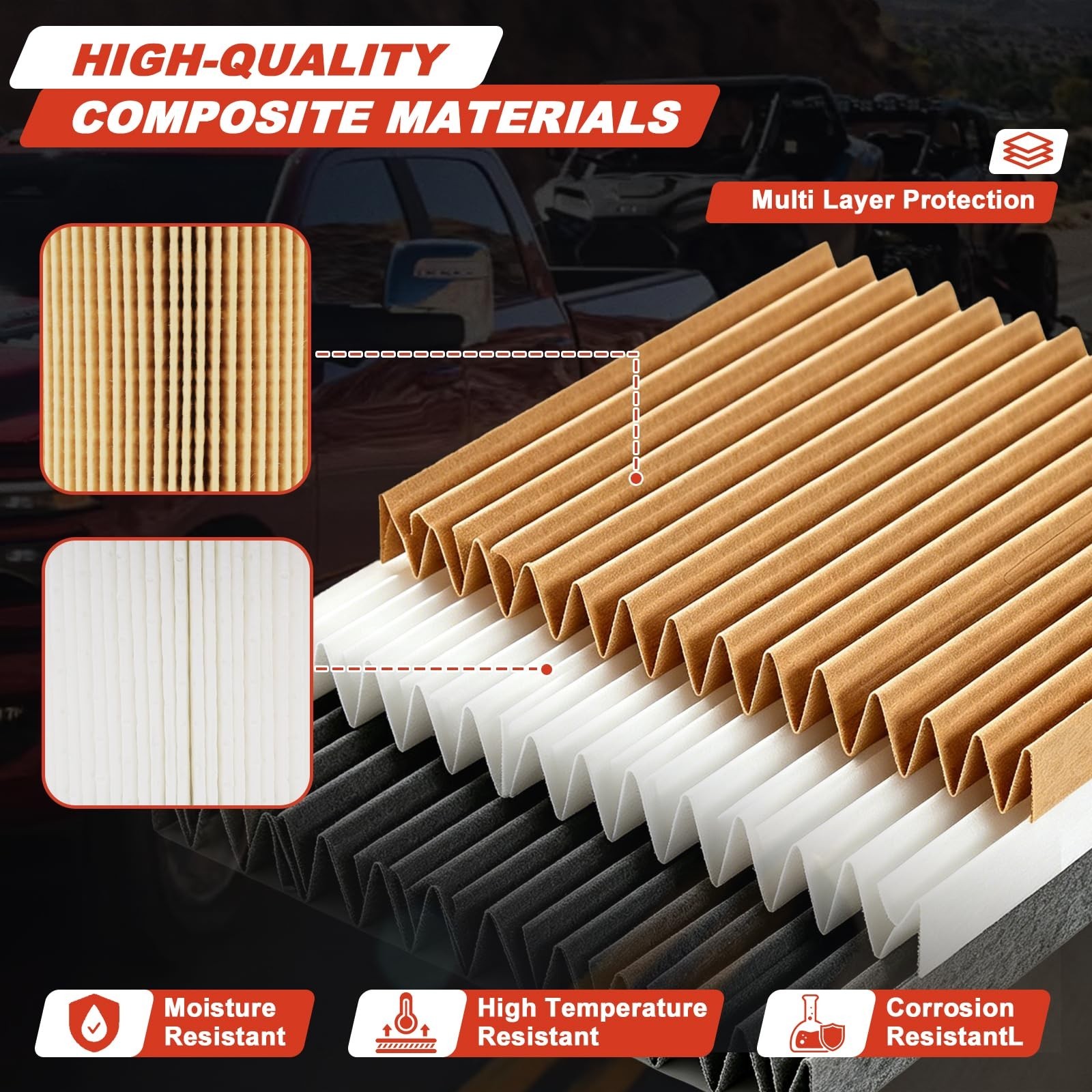 68677800AA Fuel Filter Water Separator | 68677810AA Oil Filter Set Replacemen…