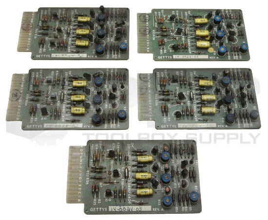 LOT OF 5 GETTYS 14-0024-03 Rev A FIRING BOARD CIRCUIT BOARD CARD, 14-0024-103