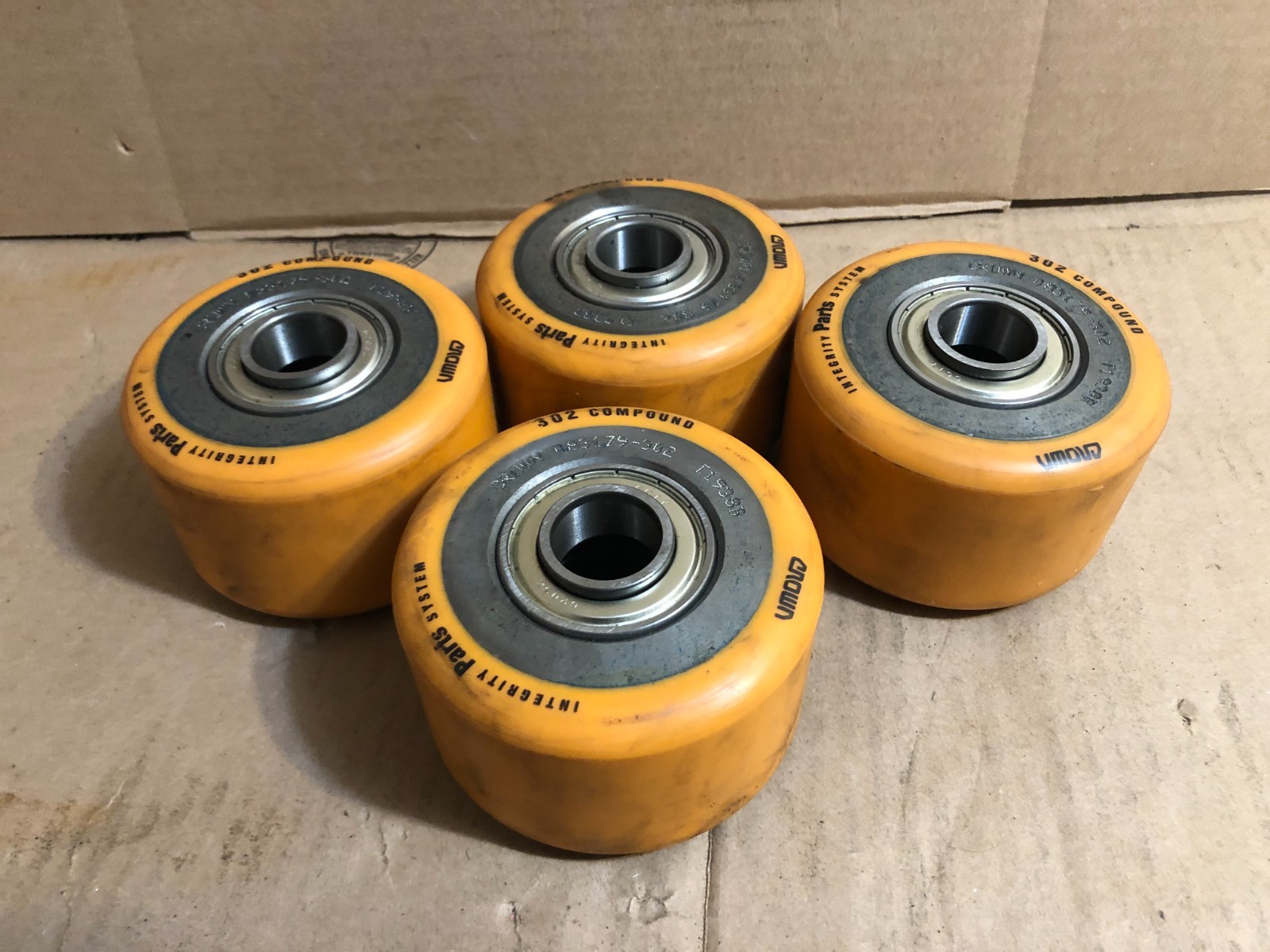 4x Lot CROWN Integrity Parts System Poly Wheel Compound 305 6205Z 4×2.5×1.5