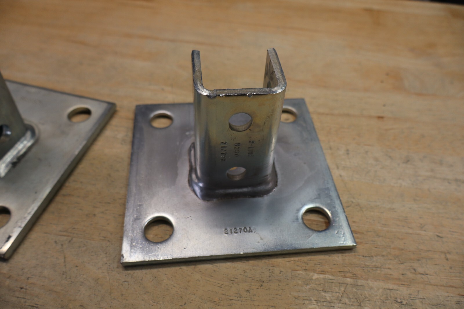B-line B280 Post Base & Powerstrut PS3033SO