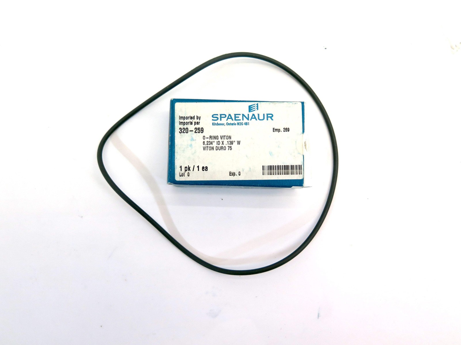 Spaenaur 320-259 O-Ring Viton Duro 75 6.234 ID X .139 W