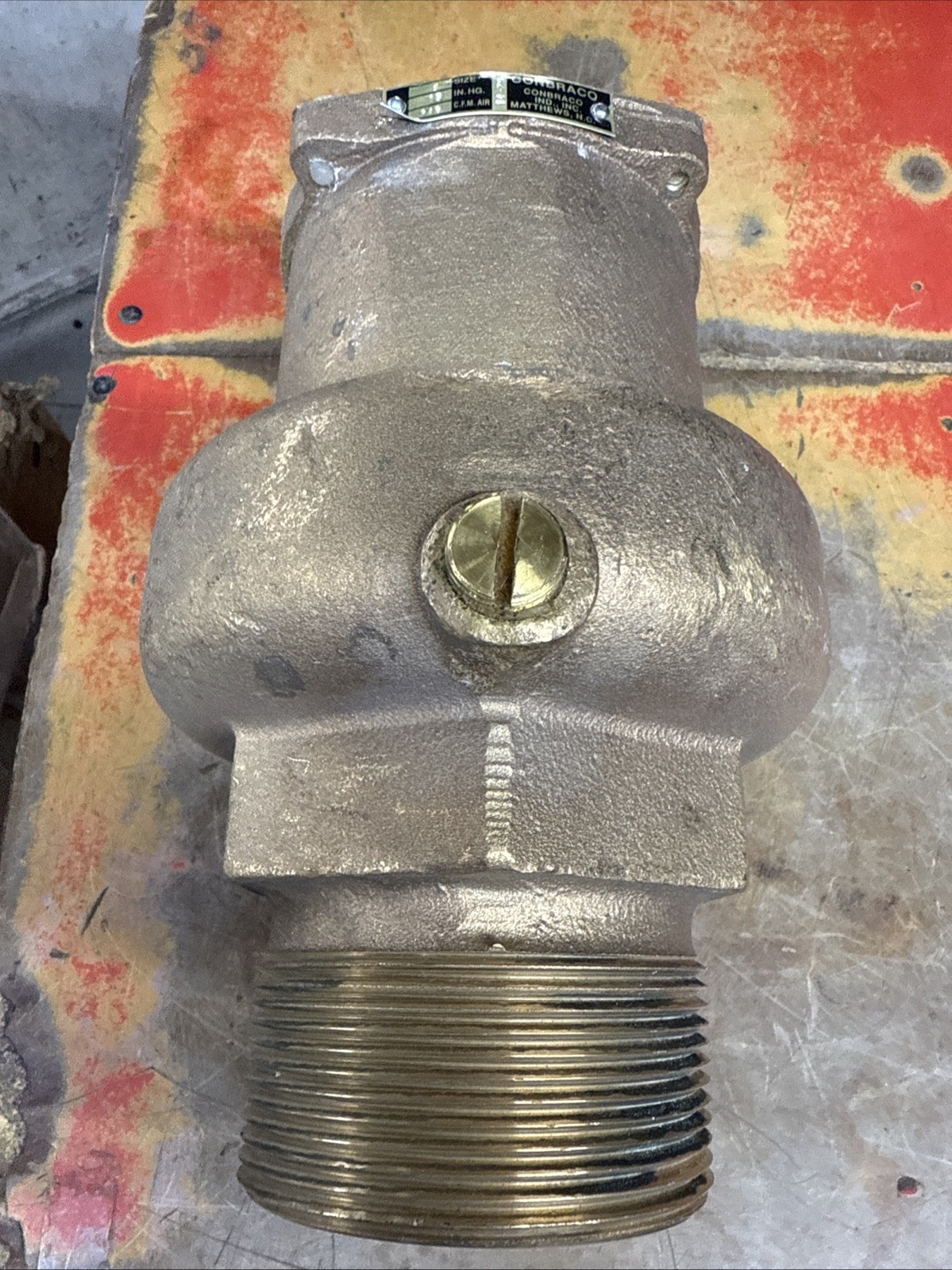 Conbraco 3″ Inlet 3″ Outlet High Capacity Steam Valve 15 Max psi, Bronze 14-297