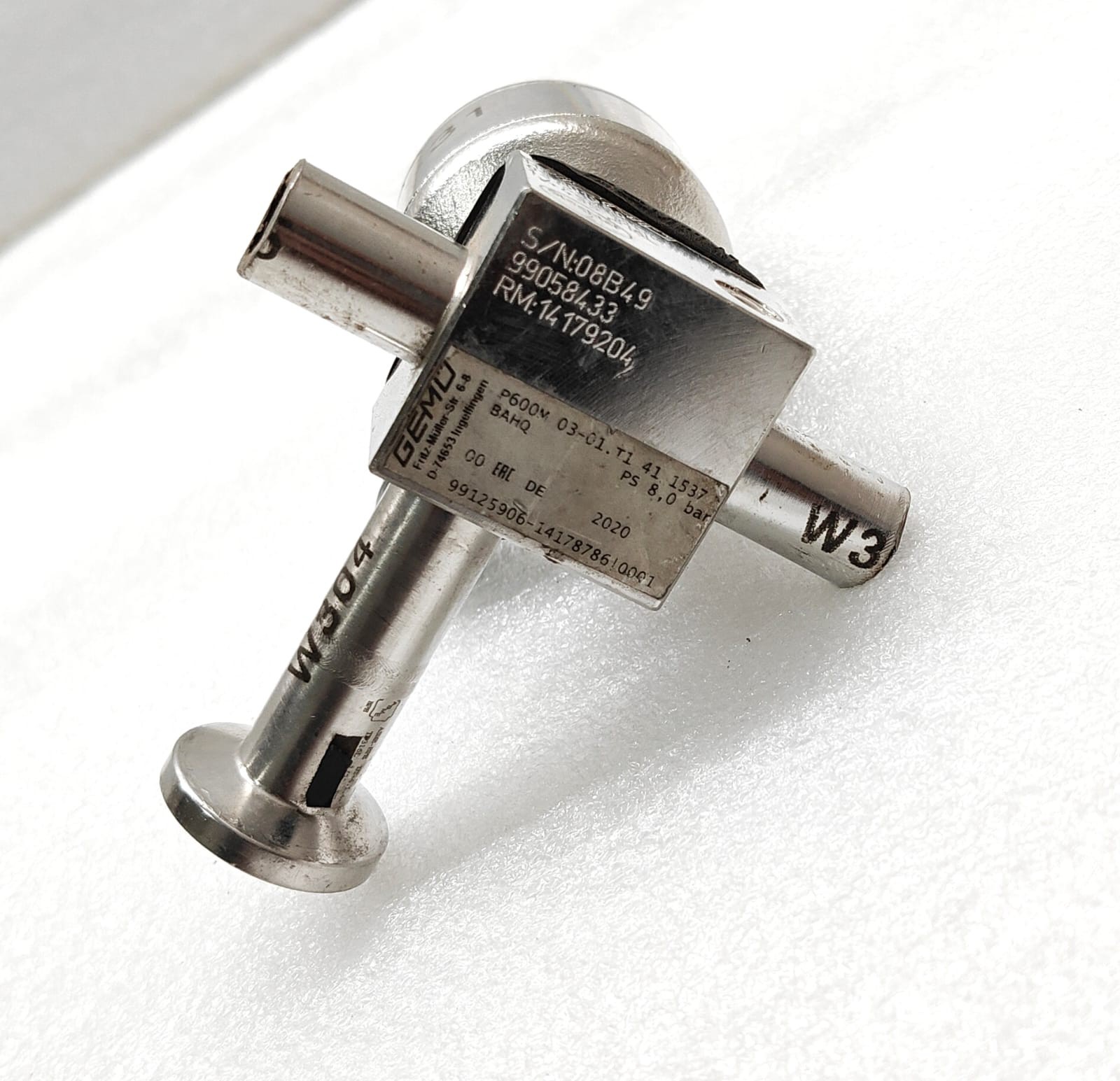 GEMU P650 8M 1710T1 – D74653 INGEIFINGEN 88327307 – P600M 03-01 T1 41 1537 VALVE