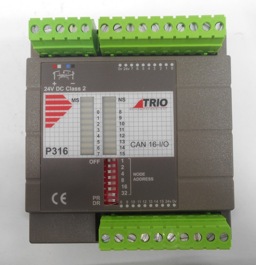 Trio Motion Technology P316-00776 P316 Enhanced CAN 16 I/O SmartDrive Ltd
