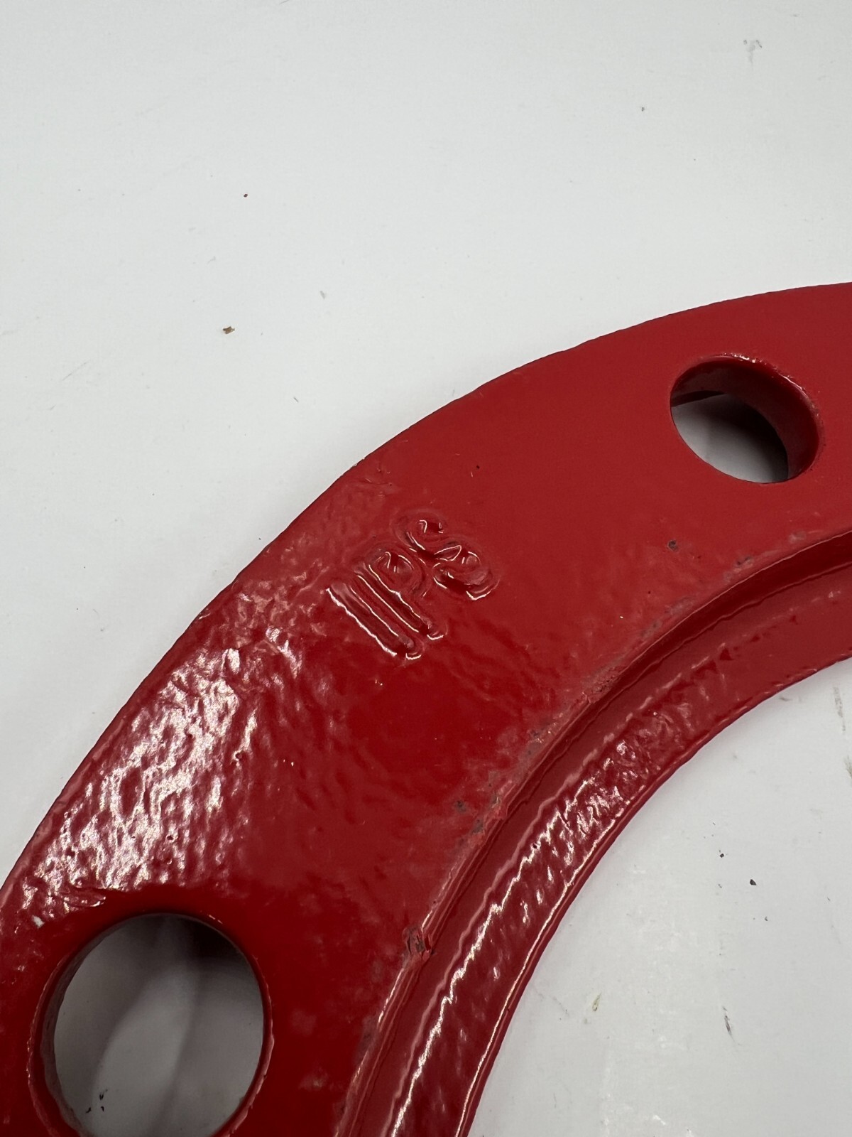 AGRU A536 8″ Ductile Iron Back Up Ring IPS SDR11, 220910, Red Heavy Duty
