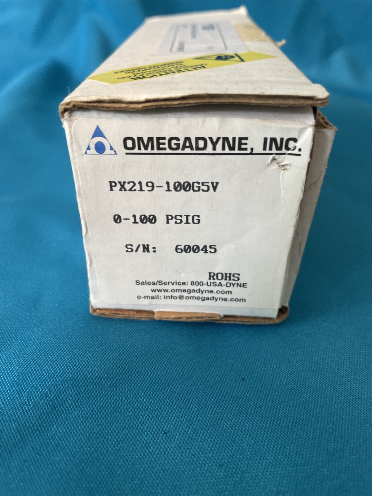 omegadyne canfield connector px219-100G5V