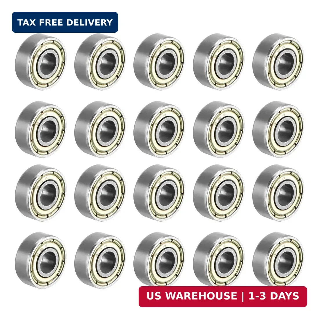 uxcell 694ZZ Deep Groove Ball Bearing Double Shield 694-2Z 1080094, 4mm x 11mm x