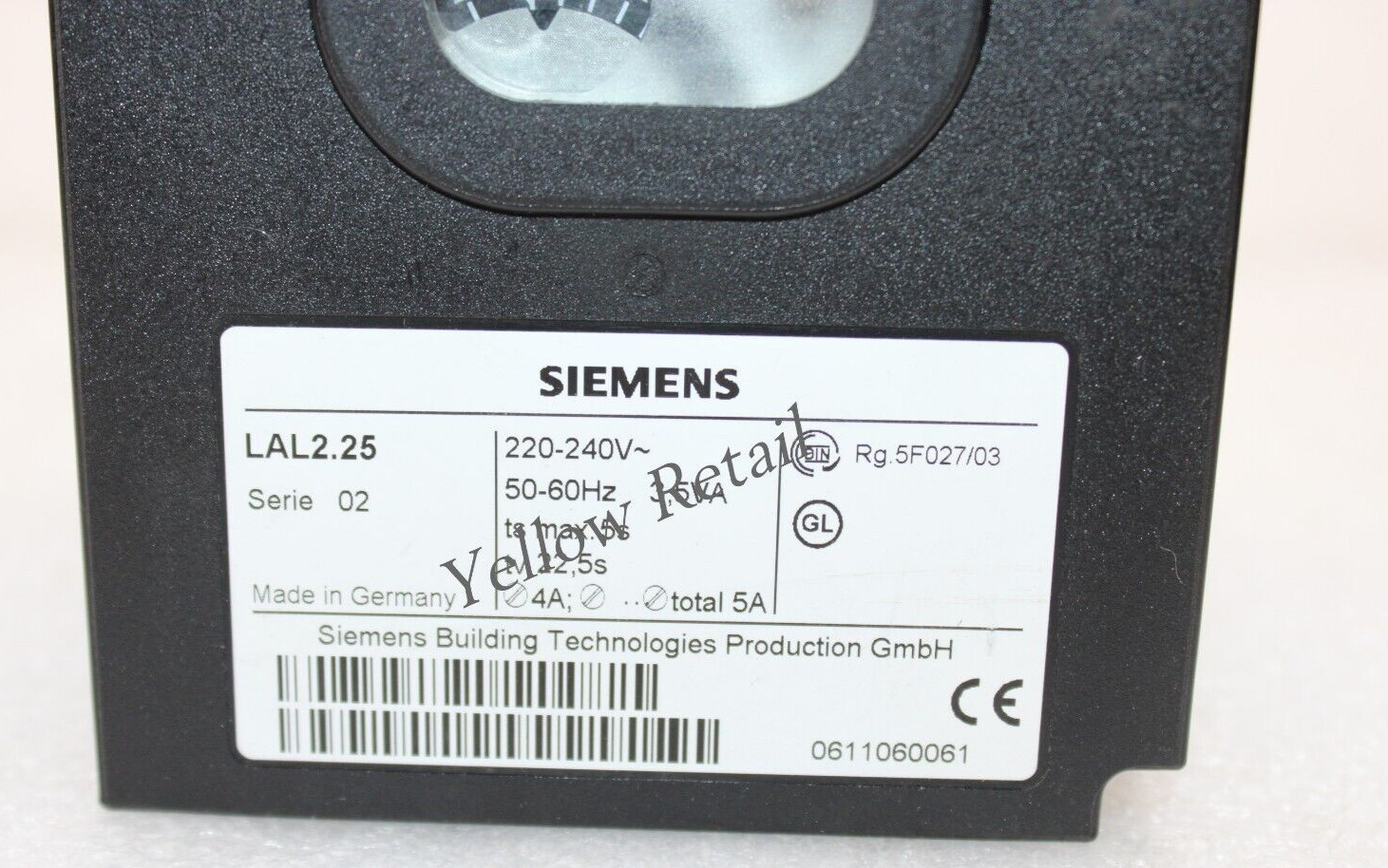 SIEMENS LAL2.25 OIL BURNER CONTROLLER 220-240V 50/60Hz LAL225
