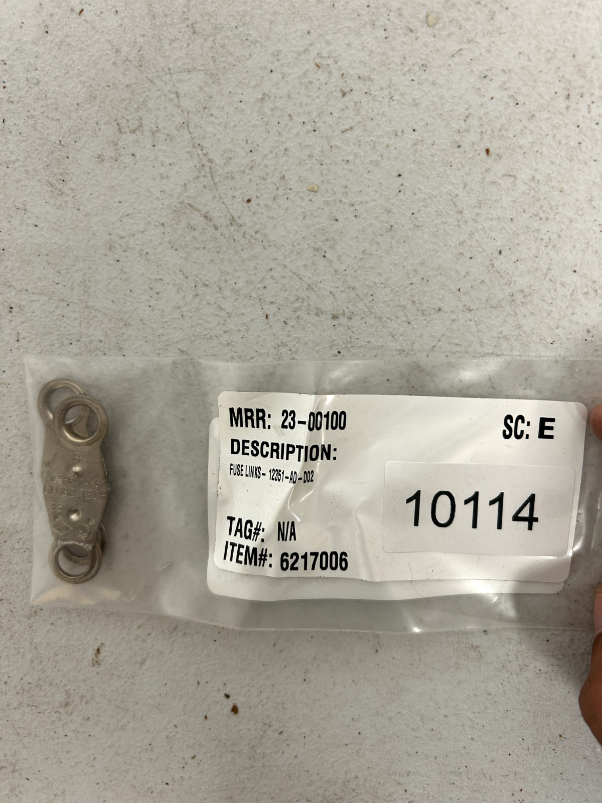 Globe Tech 12351-AD-D02 Fusible Heat Detector Links 2 Pcs
