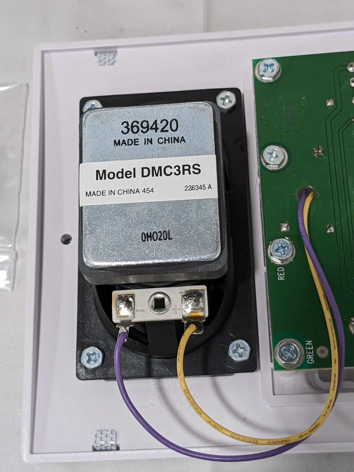 M&S Systems 5″ 3-Wire Radio Remote Scan Station – White DMC3RS