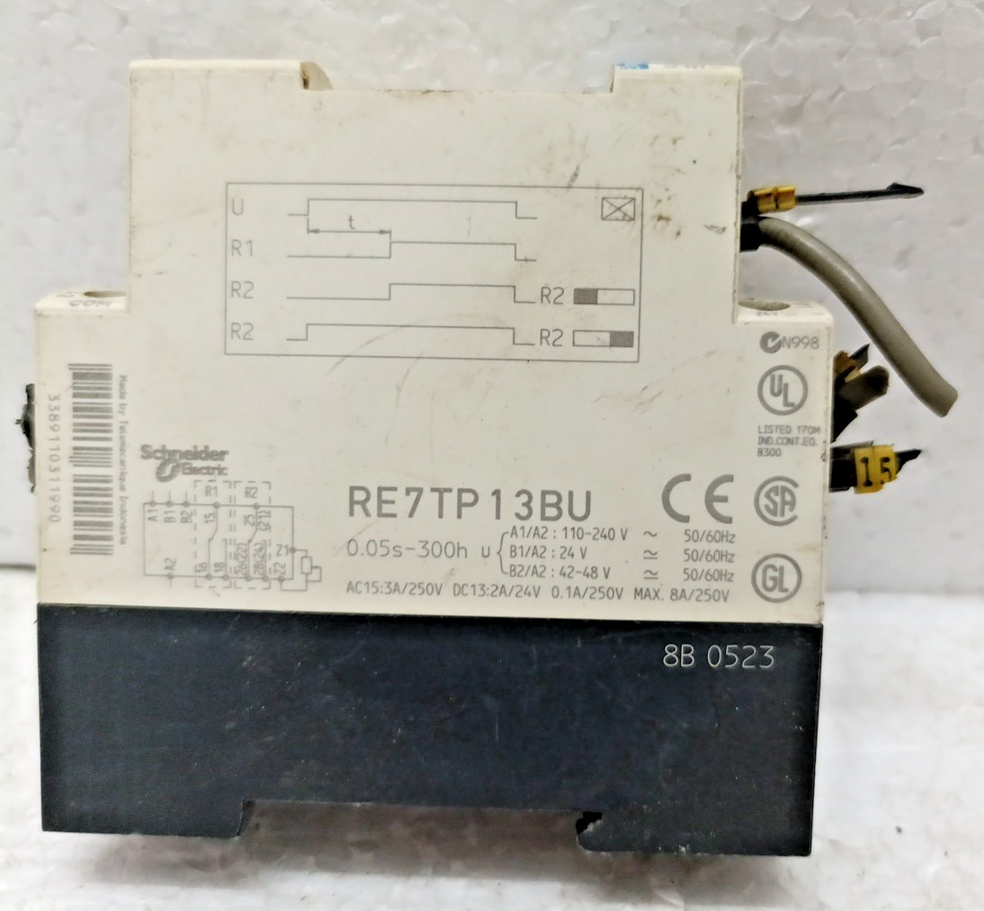 Telemecanique RE7TP13BU Schneider RE7TP13BU Used Free Shipping