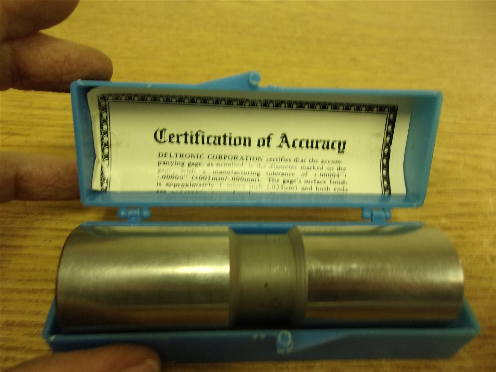 NEW Deltronic Pin Gage .9950 *FREE SHIPPING*