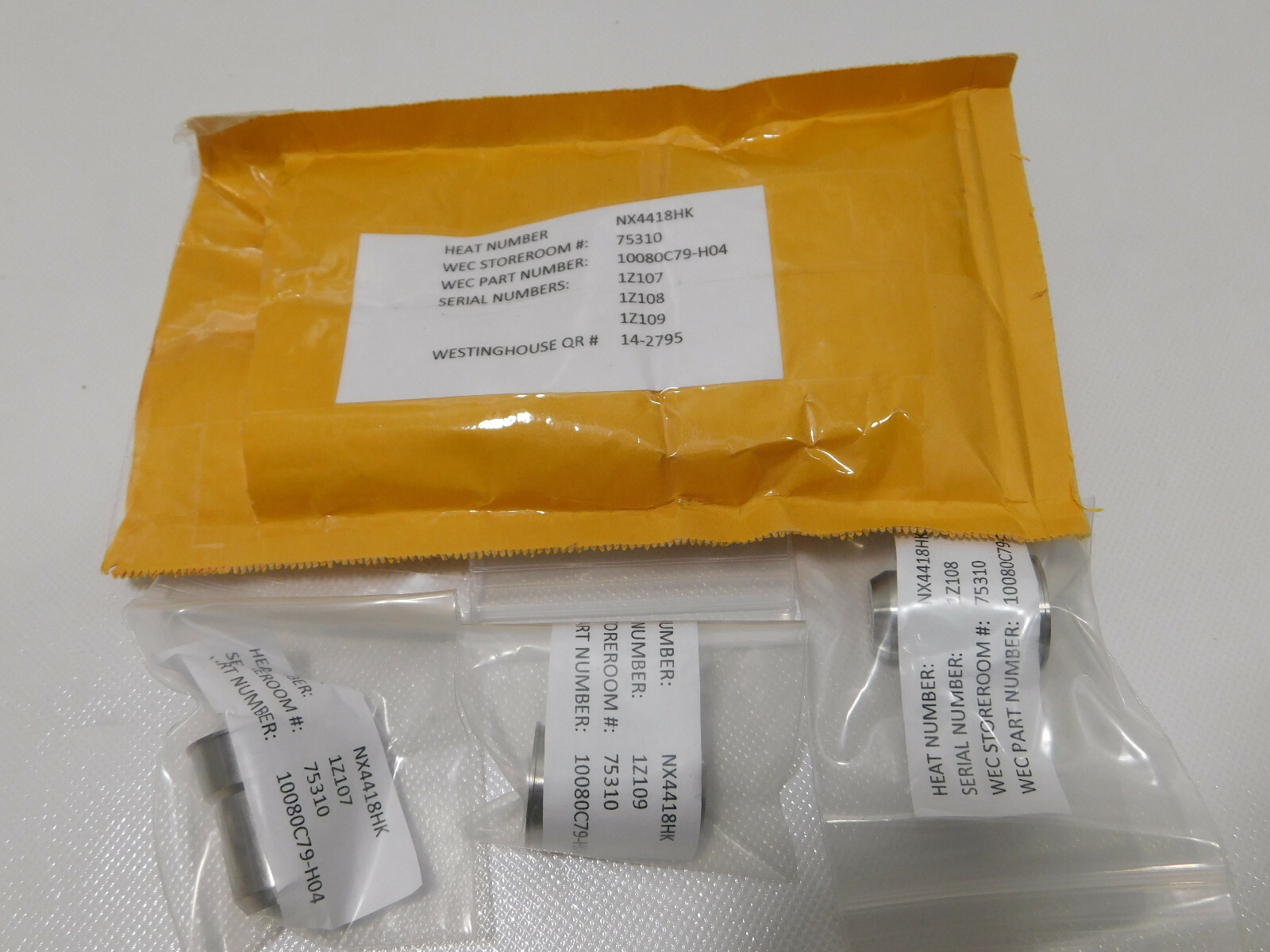 3 ea Westinghouse Weld Plug .89″x1.22″ 10080C79-H04 .830 I690 1Z107 1Z108 1Z109