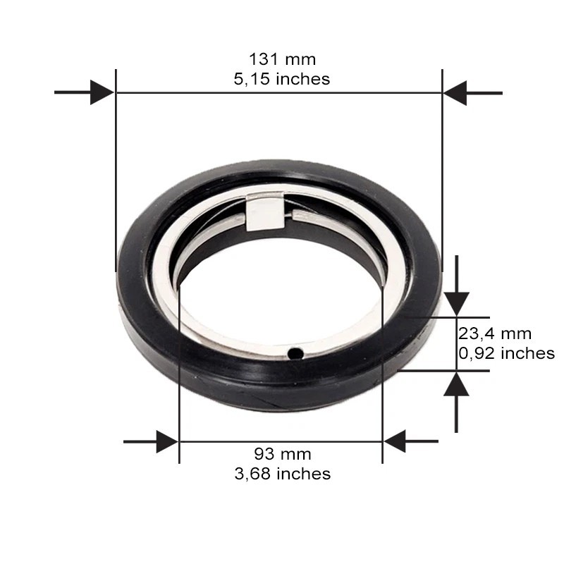 Axial Seal 90 mm Replaces RI530000023 Primus 23001213 Maytag + 90mm Counter Ring