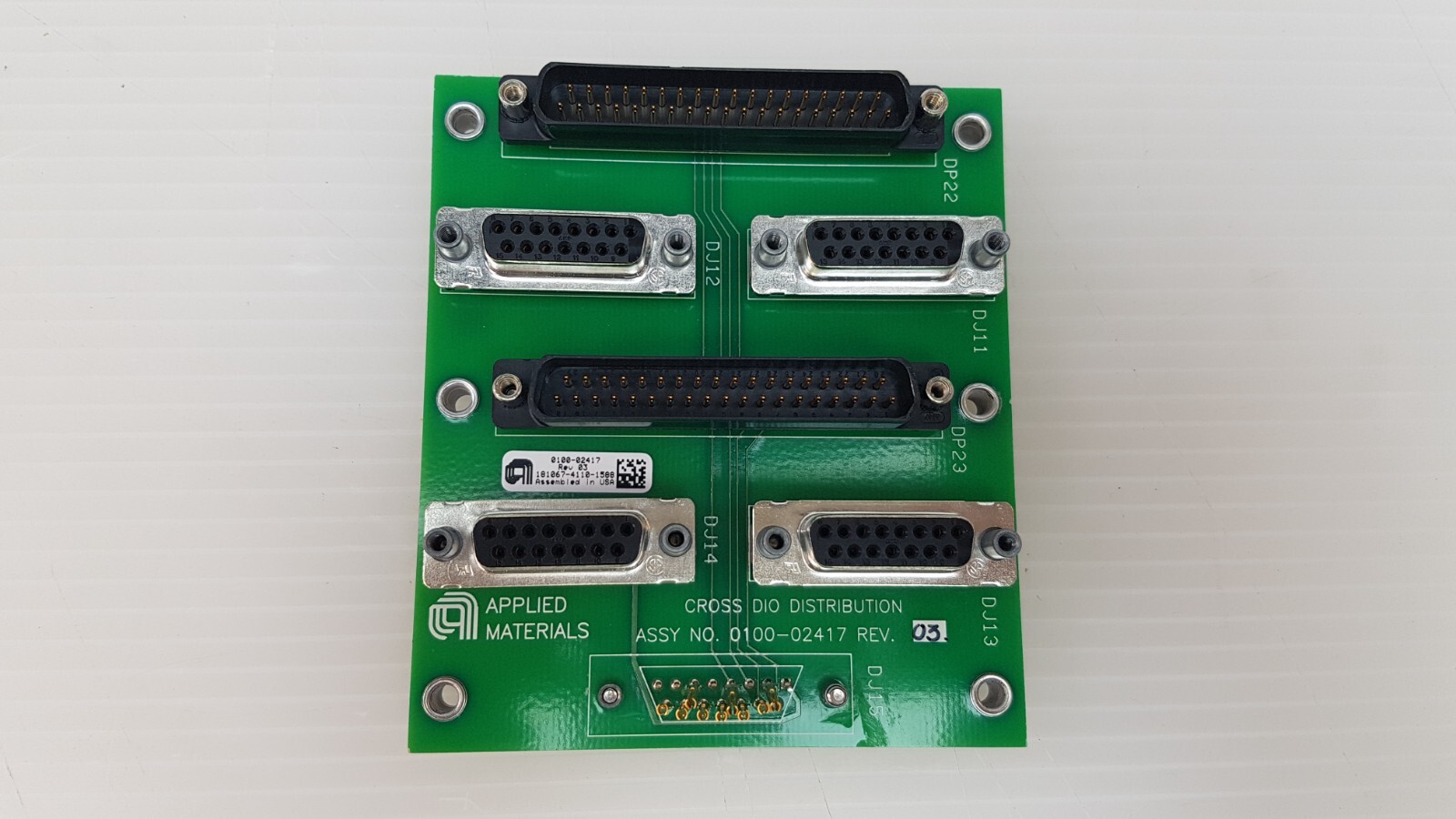 APPLIED MATERIALS AMAT 0100-01341 REV.03 CROSS DIO DISTRIBUTION