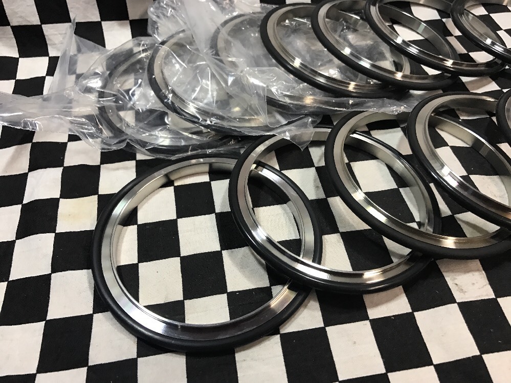 Lot Of 13, MDC VACUUM NW100 CENTERING RING, SST, SHIPSAMEDAY #136AG