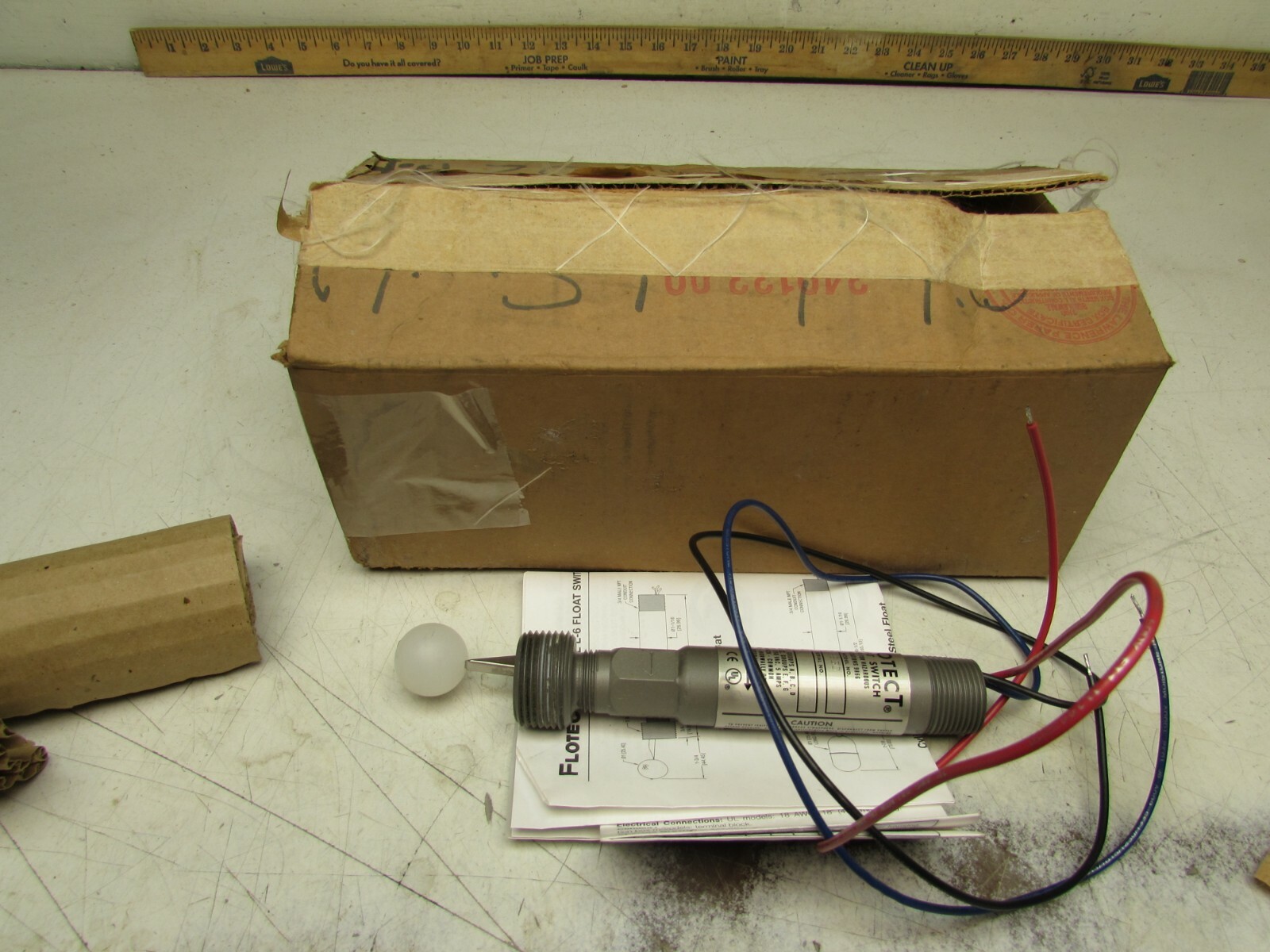 W.E.ANDERSON FLOTECT L6EPS-S-S-3-O FLOAT SWITCH NEW IN BOX MAKE OFFER !!