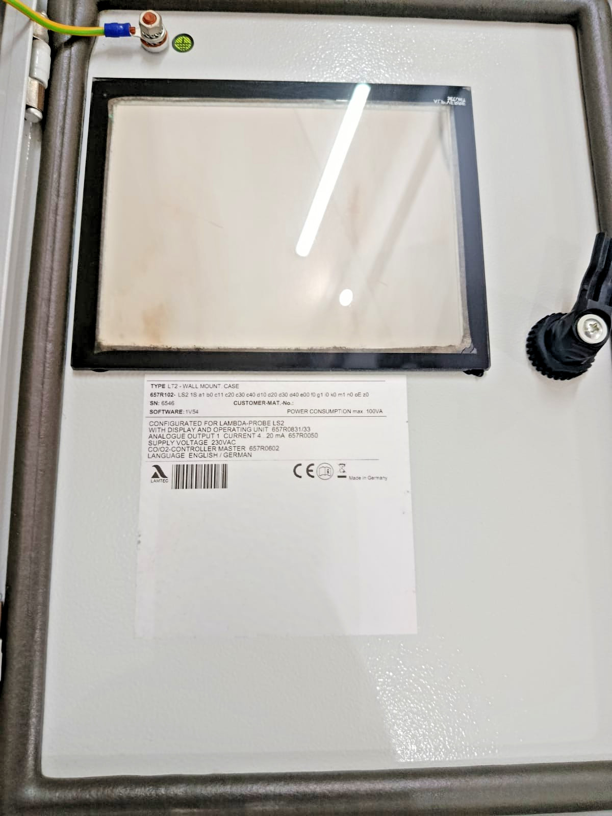 LAMTEC LT2 657R102-LS2 Burner Controller Lambda Control Unit Panel Mounted