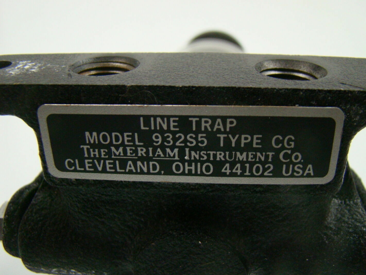 The Meriam Instrument Line Trap 1/4″NPT 932S5