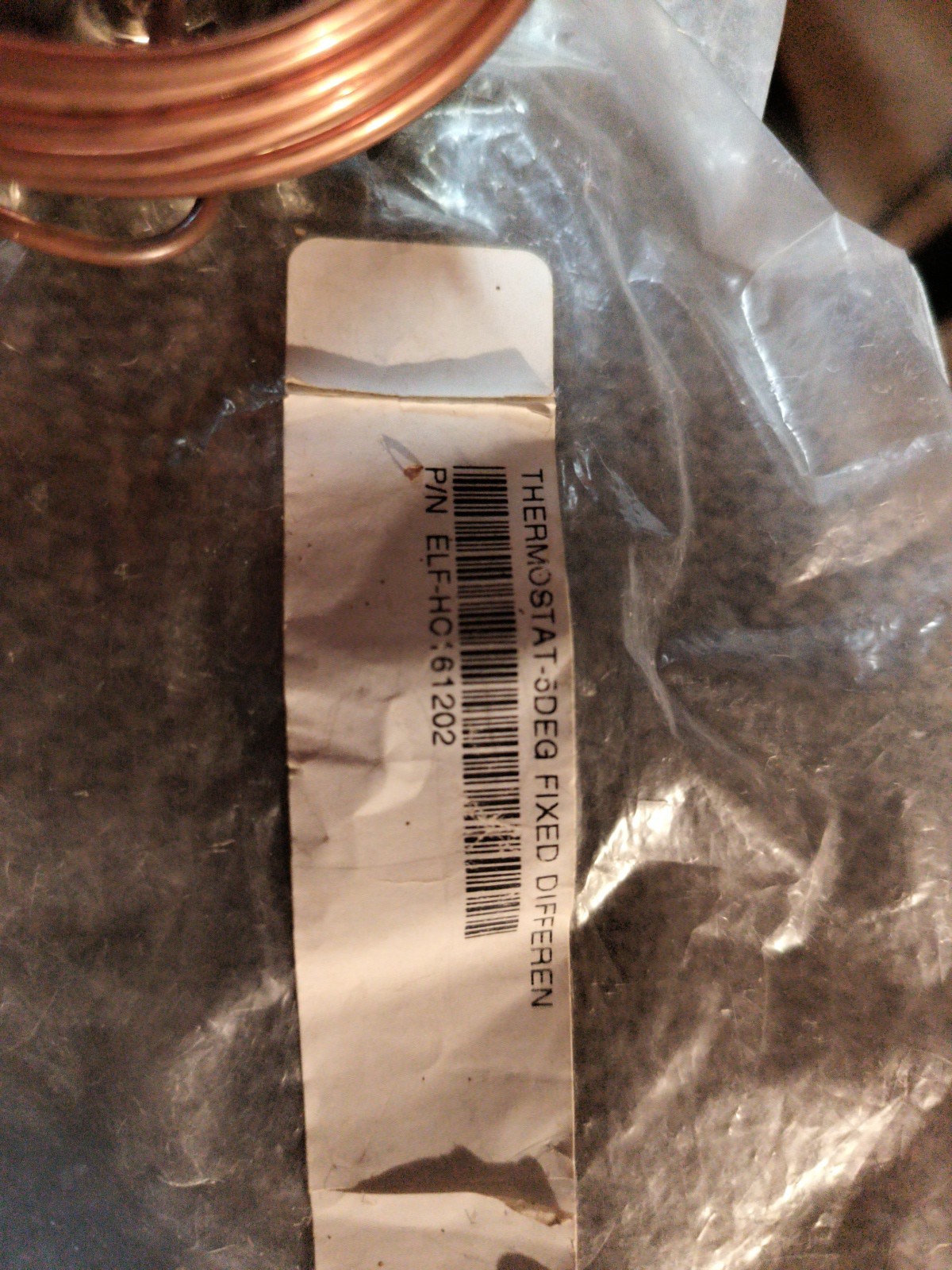 Electro Freeze HC161202 Refrigeration Thermostat 5 deg Fixed Differential