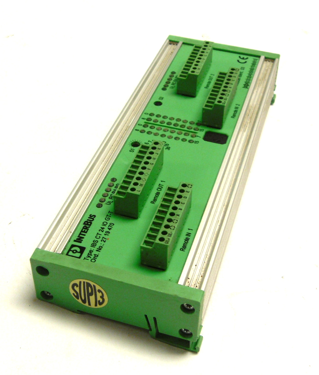 INTERBUS IBS CT 24 IO GT-T COUPLING MODULE
