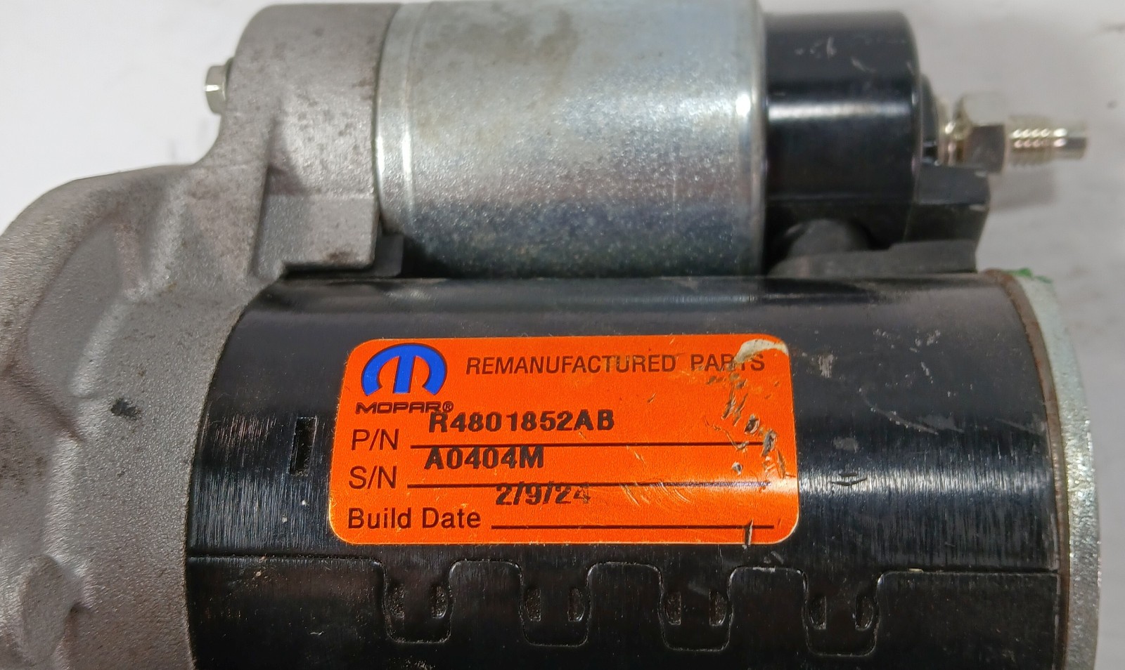 1 REMANUFACTURED MOPAR R4801852AB REPLACEMENT STARTER ***MAKE OFFER***