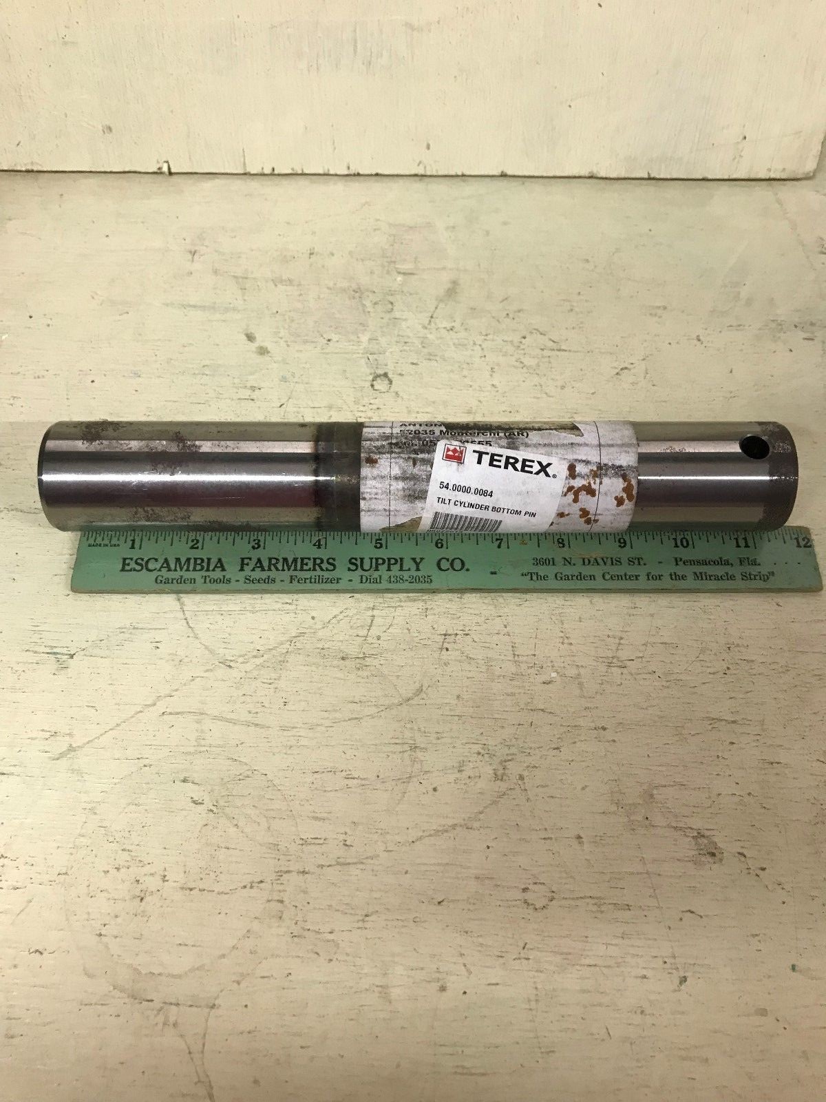 TEREX 54.0000.0084 BOTTOM TILT CYLINDER PIN FOR TX5119M / TX51-19M FORK LIFT